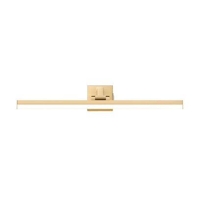 Z-Lite Liam 32" 1-Light LED Modern Gold and Frosted Shade Vanity Light
