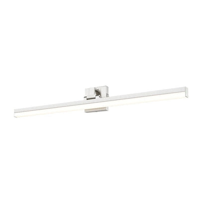 Z-Lite Liam 40" 1-Light LED Brushed Nickel and Frosted Shade Vanity Light