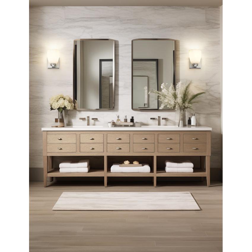 Z-Lite Naya 1-Light Medium Bulb Base Brushed Nickel Steel Frame Matte Opal Glass Shade Wall Sconce