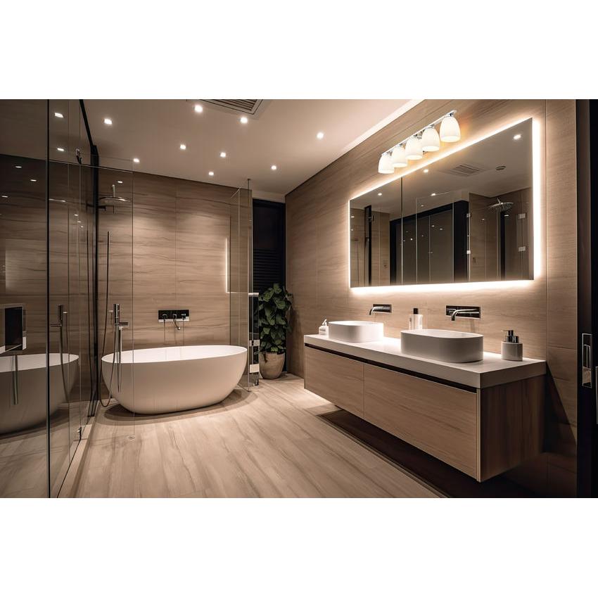Z-Lite Naya 5-Light Medium Bulb Base Chrome Steel Frame Matte Opal Glass Shade Vanity Light