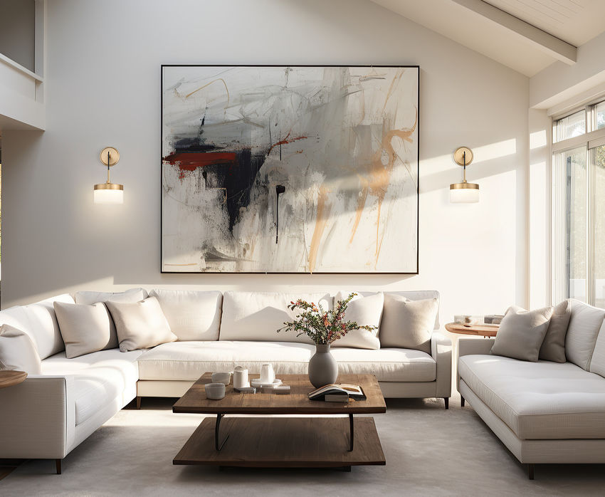 Z-Lite Renaud 7" 1-Light LED-Integrated Modern Gold Steel Frame Feathered White Glass Shade Wall Sconce