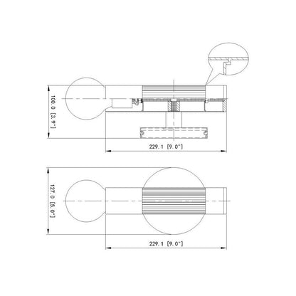 Z-Lite Stari 5" 1-Light Medium Base Brushed Nickel Steel Wall Sconce
