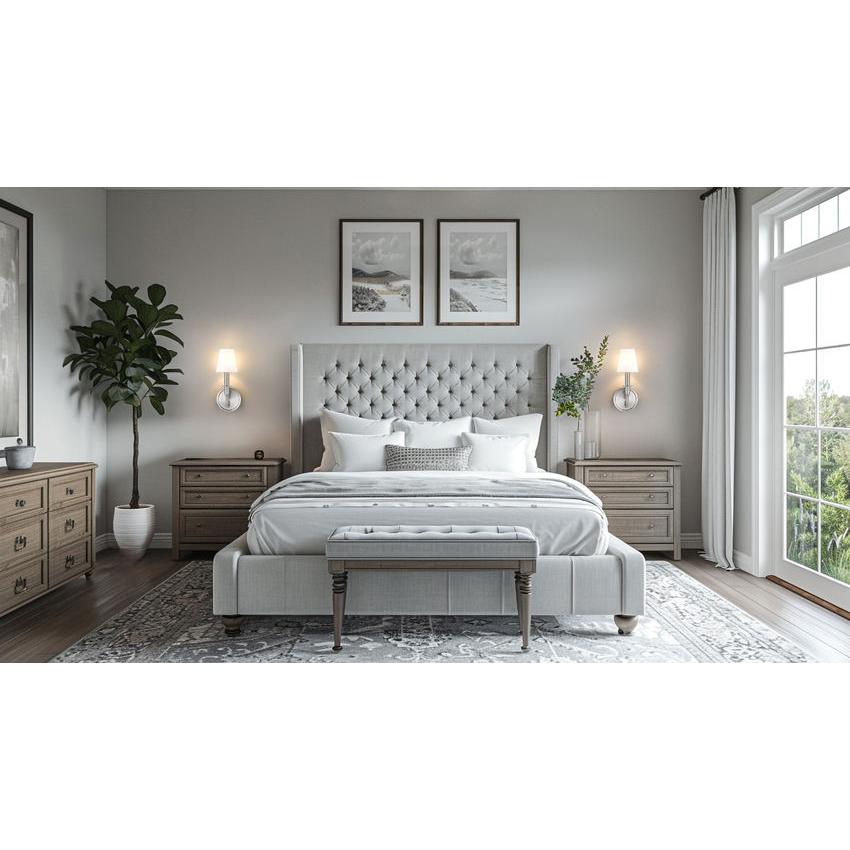 Z-Lite Tova 5" 1-Light Brushed Nickel Steel Frame White Fabric Shade Wall Sconce