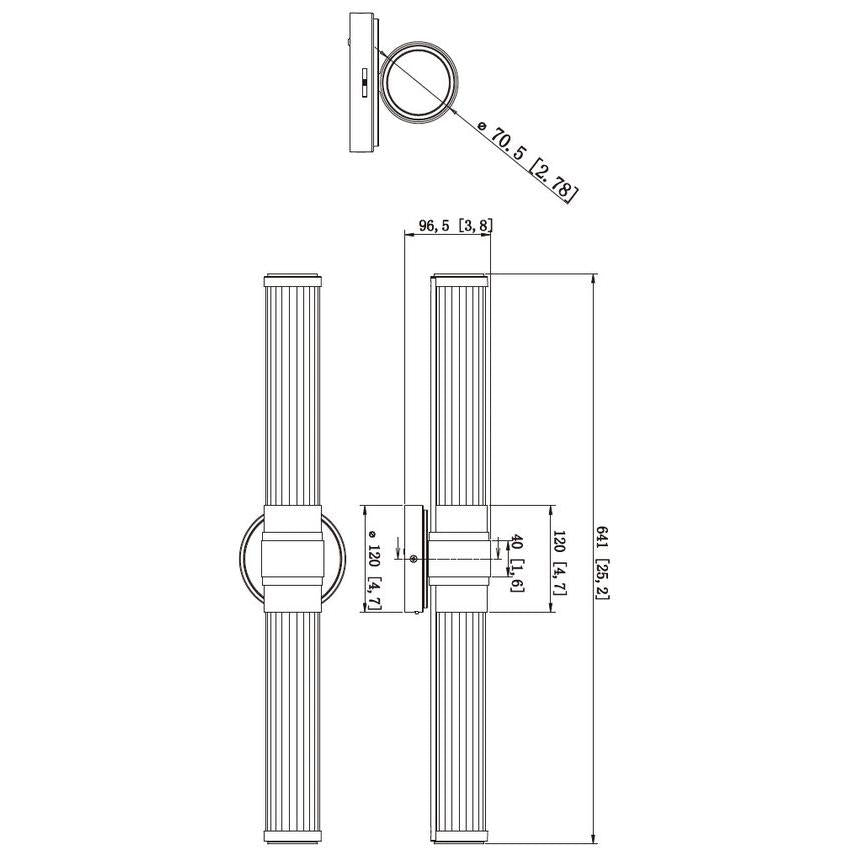 Z-Lite Warwick 25" 1-Light LED-Integrated Matte Black Steel White Opal Glass Shade Vanity Lighting