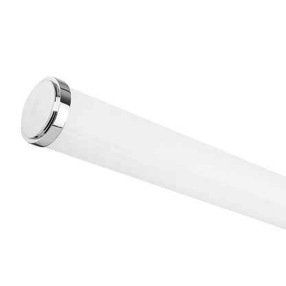 Z-Lite Warwick 33" 1-Light LED-Integrated Chrome Steel White Opal Glass Shade Vanity Lighting