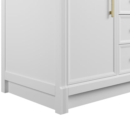 James Martin Vanities Bellshire 48" Bright White Single Vanity Cabinet