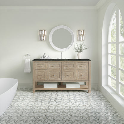 James Martin Vanities Breckenridge 60" Whitewashed Oak Single Vanity With 3cm Phantome Eclos Top