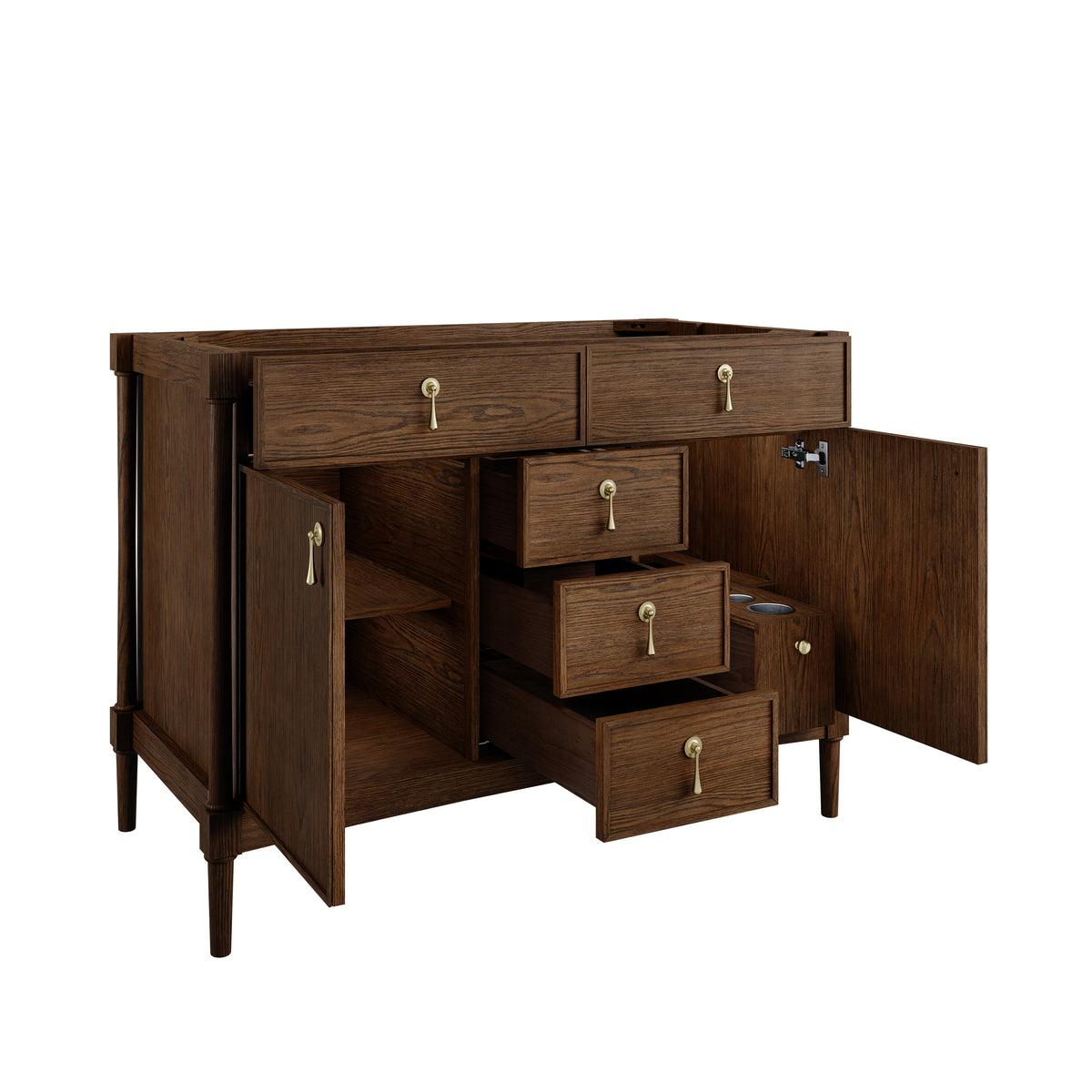 James Martin Vanities Kinnsden 48" Sable Oak Single Vanity Cabinet