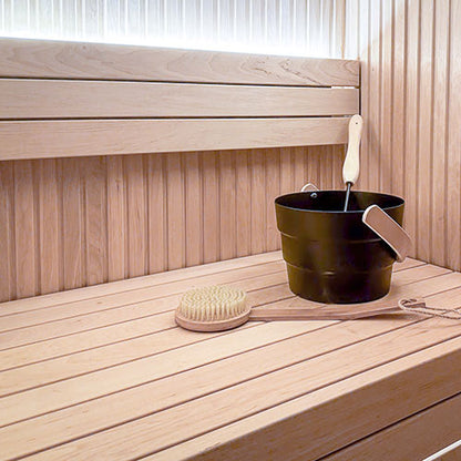 PROSAUNAS Alder 1" x 4" x 1' Natural Alder Wood Tongue & Groove Sauna Wall Paneling
