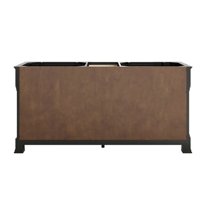 James Martin Vanities Brookfield 72" Black Onyx Double Vanity With 3 CM Phantome Eclos Top