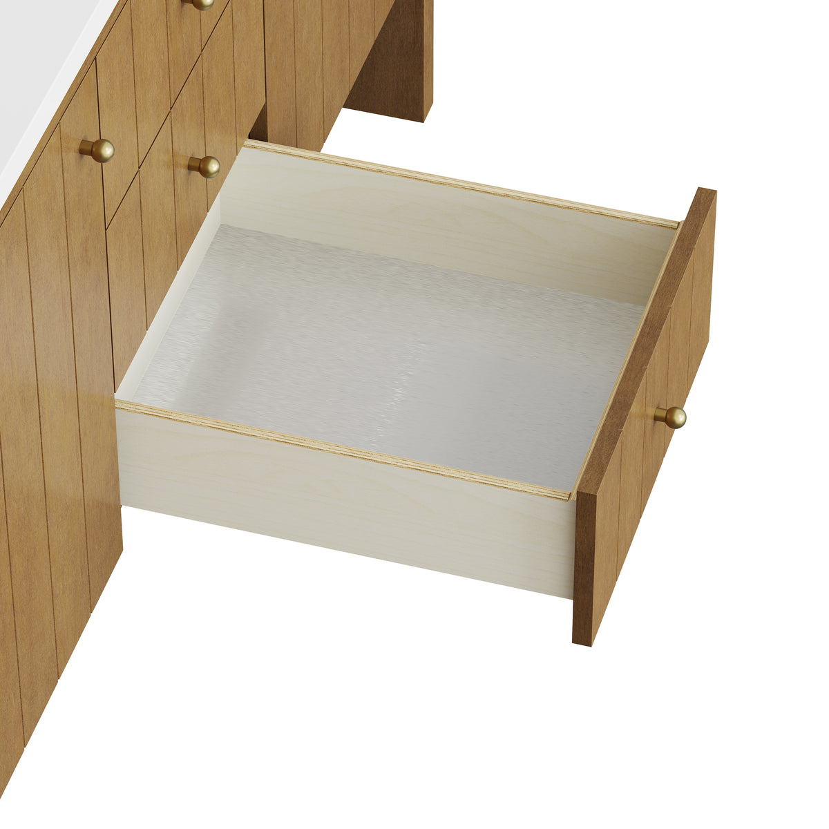 James Martin Vanities Hudson 60" Honey Oak Double Vanity Cabinet