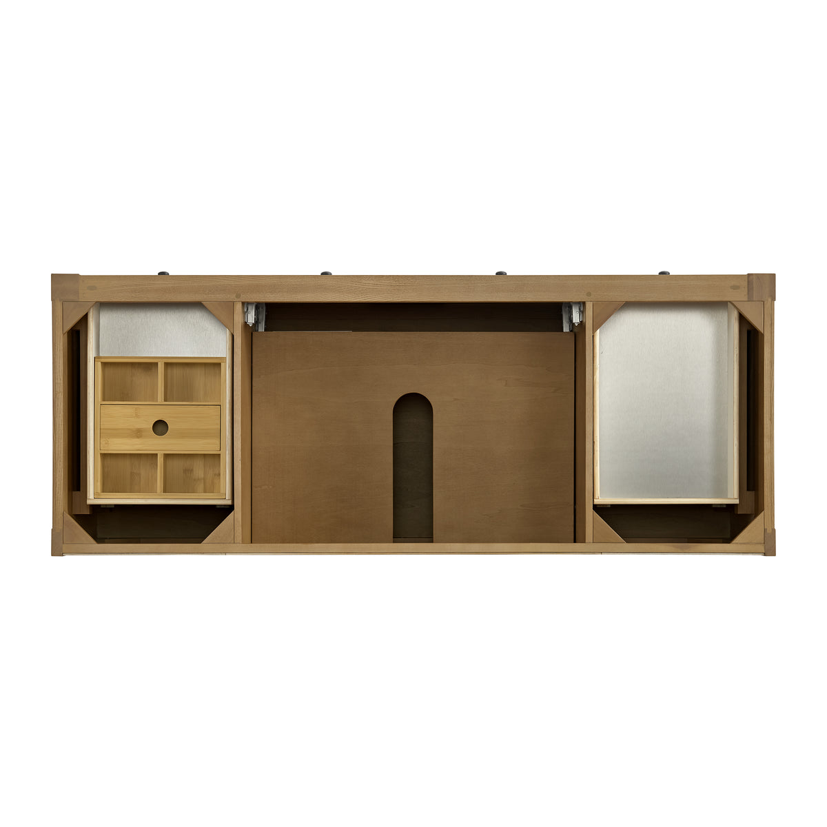 James Martin Vanities Breckenridge 60" Light Natural Oak Single Vanity With 3cm Tajnar Eclos Top