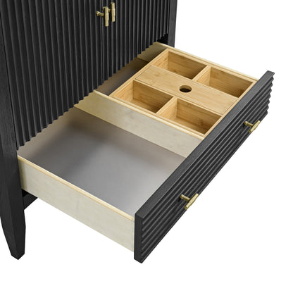 James Martin Vanities Myrrin 30" Carbon Oak Single Vanity Cabinet