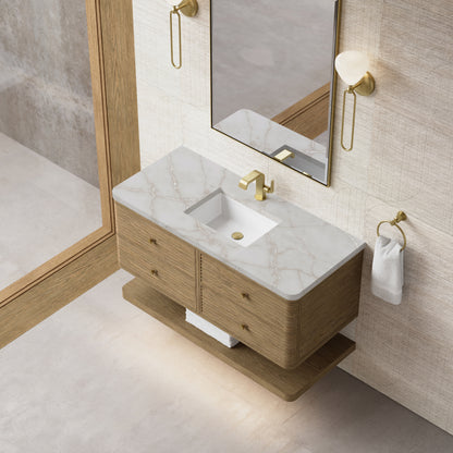 James Martin Vanities Allamari 48" Dune Mist Single Vanity With 3 CM Victorian Silver Silestone Top