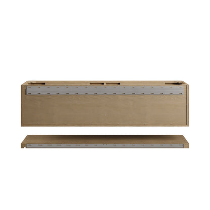 James Martin Vanities Allamari 72" Dune Mist Double Vanity With 3 CM Phantome Eclos Top