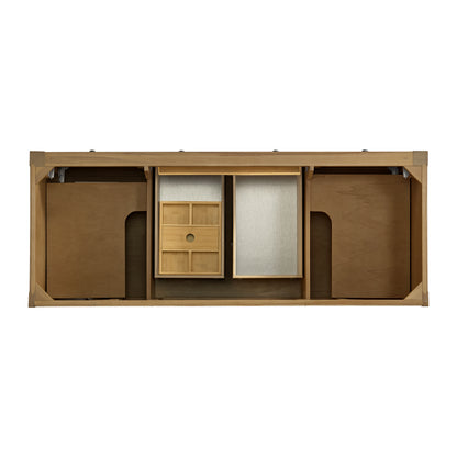 James Martin Vanities Breckenridge 60" Light Natural Oak Double Vanity Light