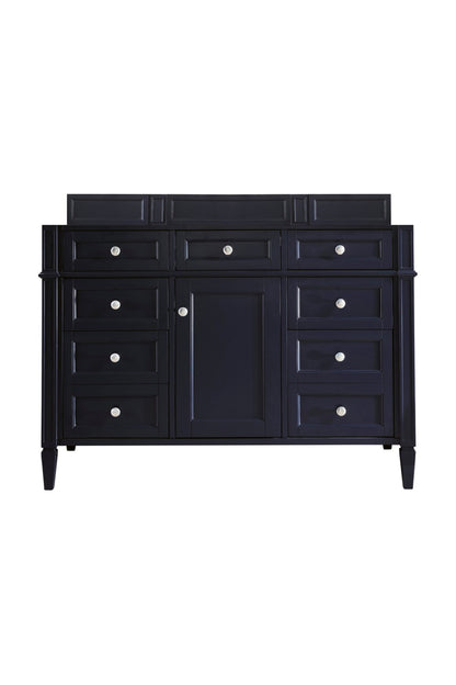 James Martin Vanities Brittany 48" Victory Blue Single Vanity With 3 CM Tajnar Eclos Top