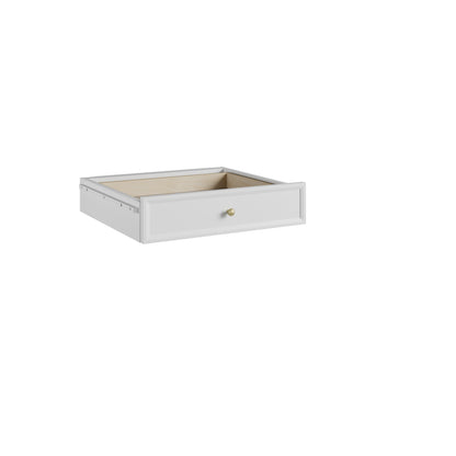 James Martin Vanities Bellshire 24" Bright White Drawer Unit With 3cm Ethereal Noctis Silestone Top