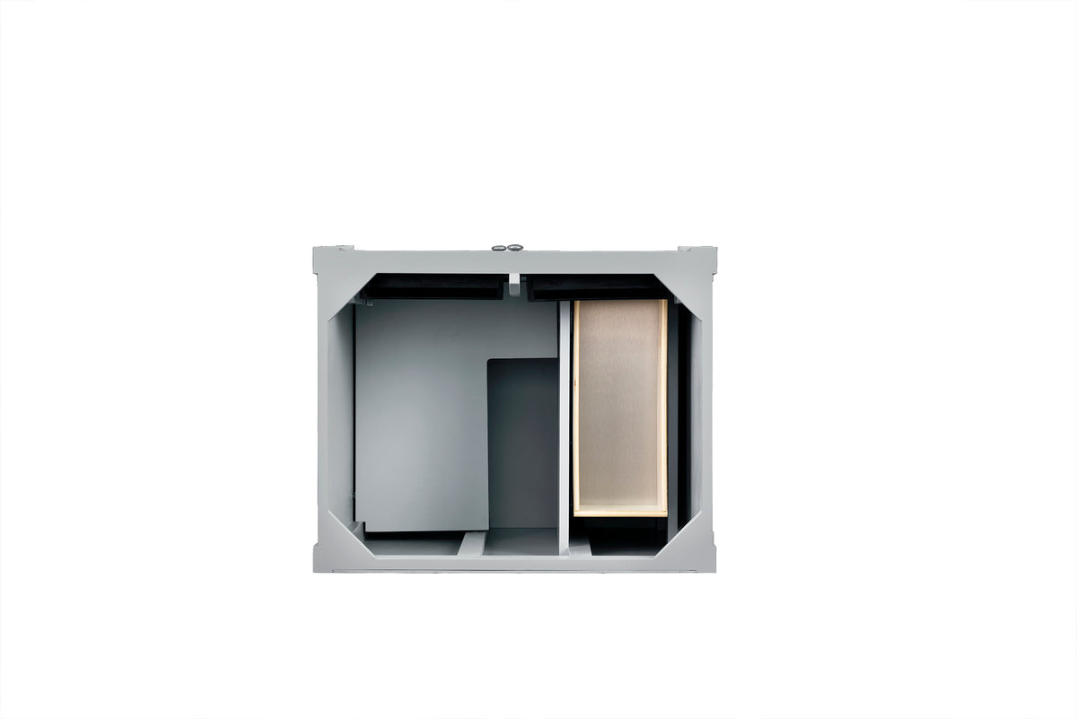 James Martin Vanities Brittany 30" Urban Gray Single Vanity With 3 CM Tajnar Eclos Top