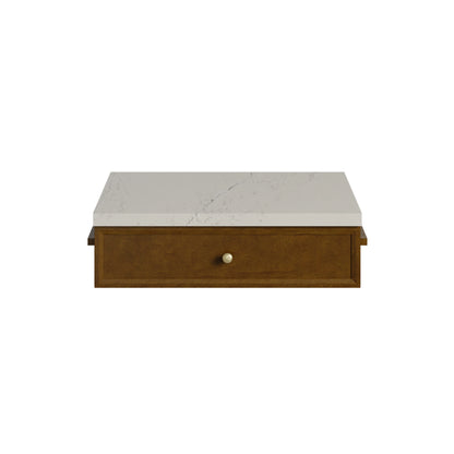 James Martin Vanities Bellshire 24" Honey Oak Drawer Unit With 3cm Siberian Silestone Top