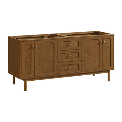 James Martin Vanities Laurent 72" Honey Oak Double Vanity Cabinet