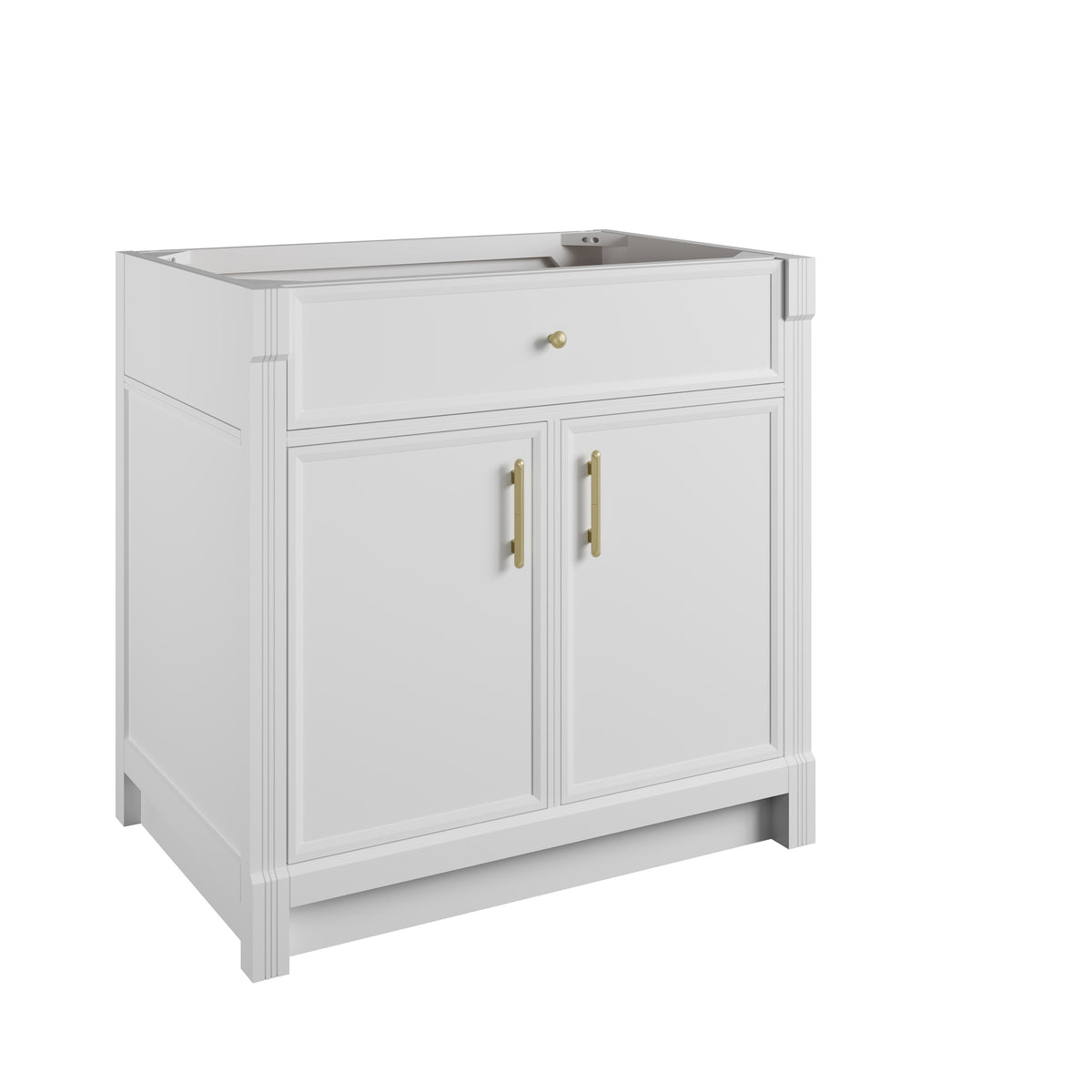James Martin Vanities Bellshire 36" Bright White Single Vanity Cabinet
