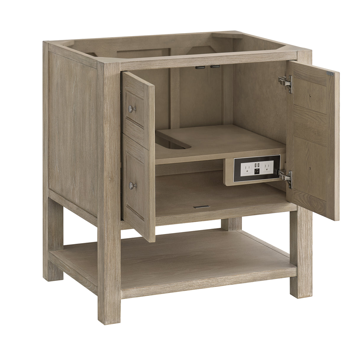 James Martin Vanities Breckenridge 30" Whitewashed Oak Single Vanity With 3cm Phantome Eclos Top