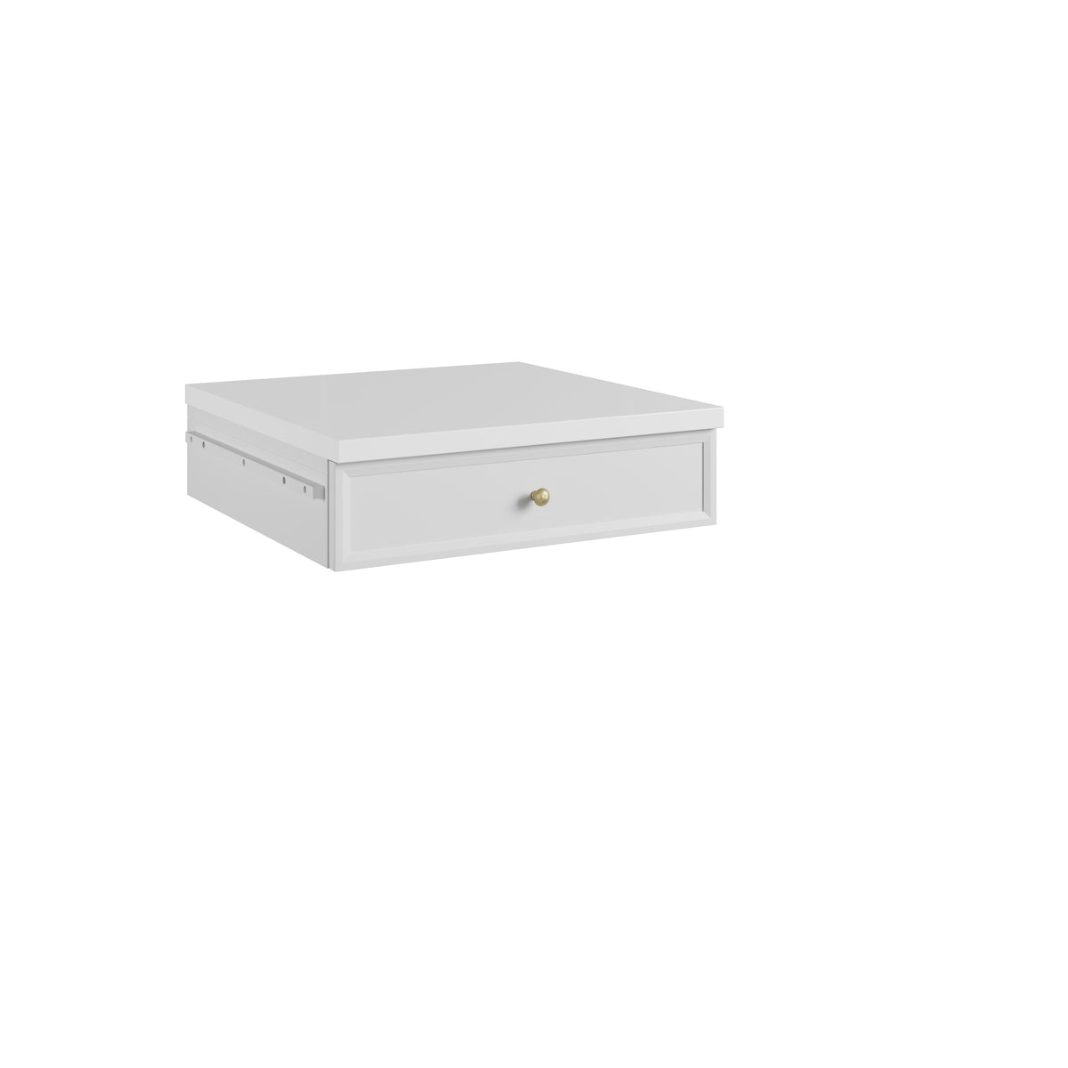 James Martin Vanities Bellshire 24" Bright White Drawer Unit With 3cm Phantome Eclos Top
