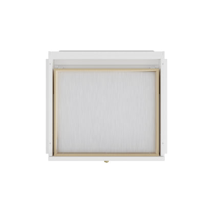 James Martin Vanities Bellshire 24" Bright White Drawer Unit With 3cm Lime Delight Silestone Top