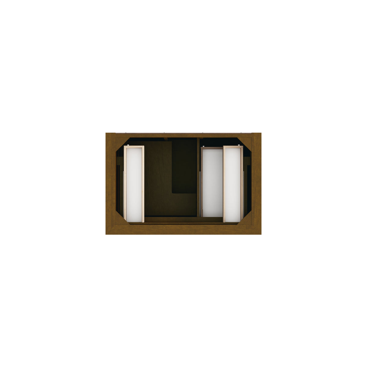 James Martin Vanities Brookfield 36" Honey Oak Single Vanity With 3 CM Tajnar Eclos Top