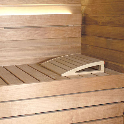 PROSAUNAS Pine Ergonomic Sauna Headrest