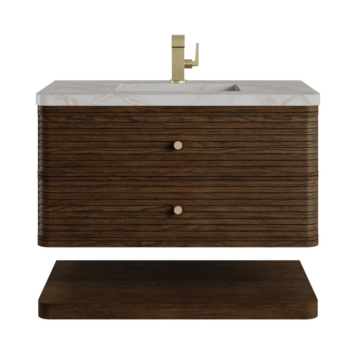 James Martin Vanities Allamari 36" Sable Single Vanity With Single Hole 3 CM Victorian Silver Silestone Top