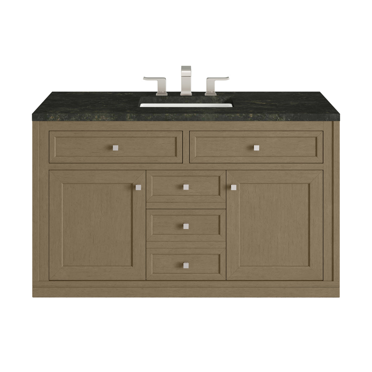 James Martin Vanities Chicago 48" Walnut Whisper Single Vanity With 3 CM Phantome Eclos Top