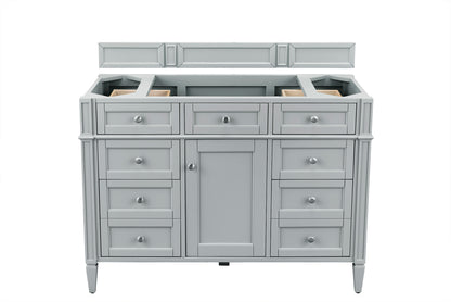 James Martin Vanities Brittany 48" Urban Gray Single Vanity With 3 CM Tajnar Eclos Top