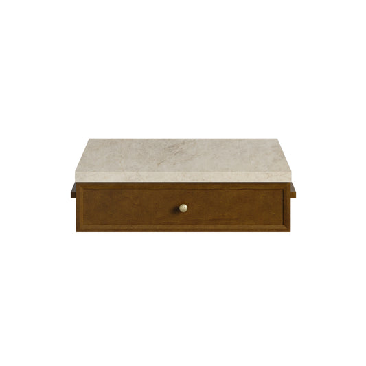 James Martin Vanities Bellshire 24" Honey Oak Drawer Unit With 3cm Tajnar Eclos Top