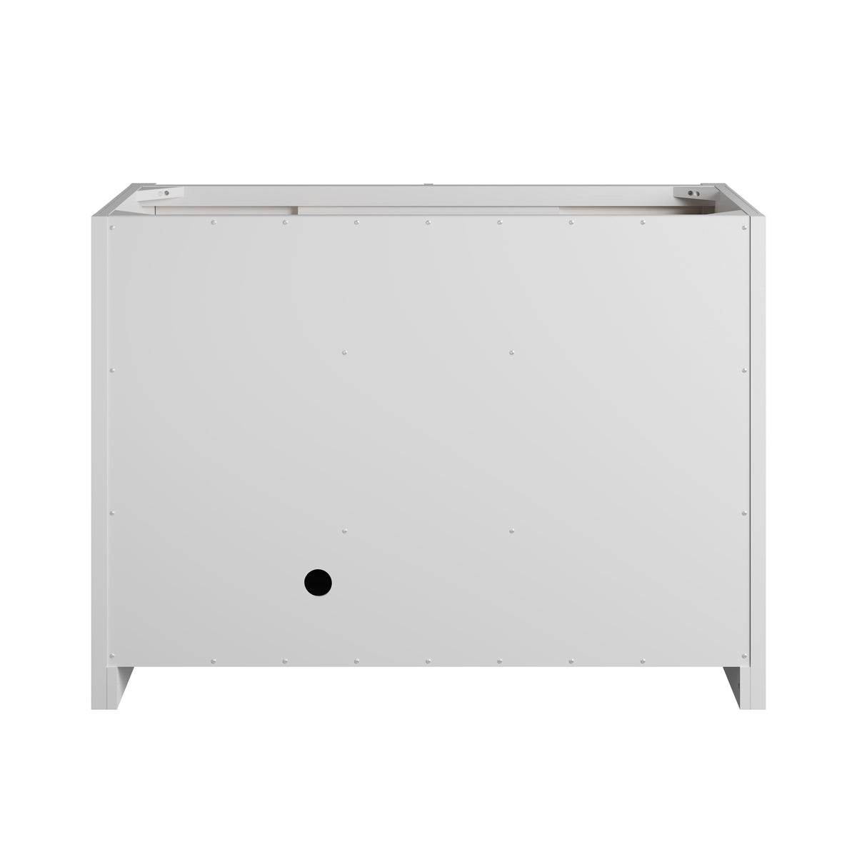 James Martin Vanities Bellshire 48" Bright White Single Vanity With 3 CM Ethereal Noctis Silestone Top and FreePower Wireless Charger