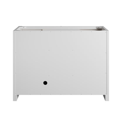 James Martin Vanities Bellshire 48" Bright White Single Vanity With 3 CM Phantome Eclos Top