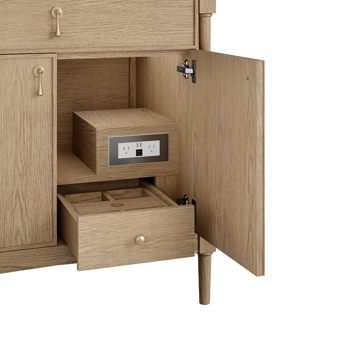 James Martin Vanities Kinnsden 36" Weathered Oak Single Vanity Cabinet
