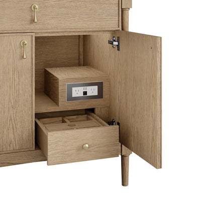 James Martin Vanities Kinnsden 36" Weathered Oak Single Vanity Cabinet