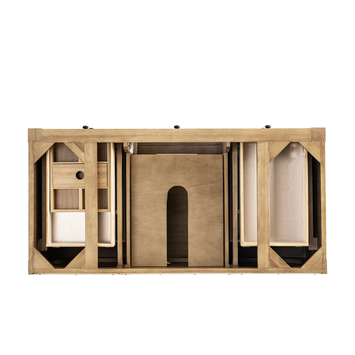 James Martin Vanities Breckenridge 48" Light Natural Oak Single Vanity With 3cm Tajnar Eclos Top and FreePower Wireless Charger