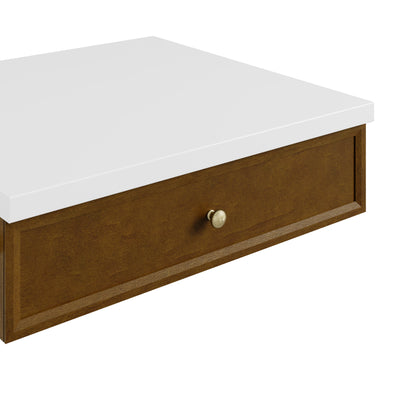 James Martin Vanities Bellshire 24" Honey Oak Drawer Unit With 3cm Tajnar Eclos Top