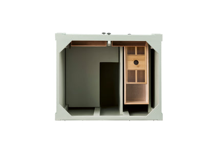 James Martin Vanities Brittany 30" Sage Green Single Vanity With 3 CM Siberian Silestone Top