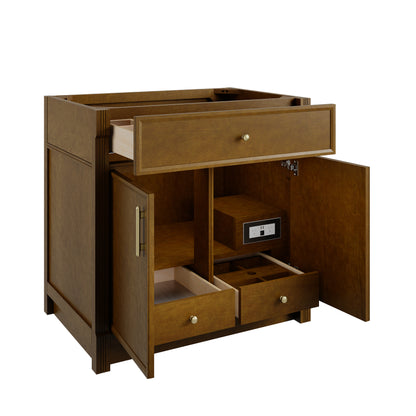 James Martin Vanities Bellshire 36" Honey Oak Single Vanity Cabinet
