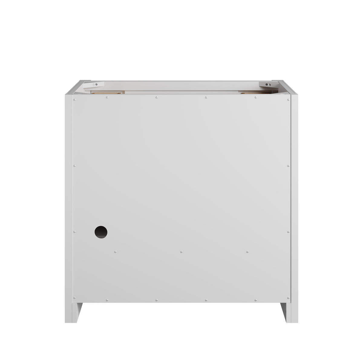 James Martin Vanities Bellshire 36" Bright White Single Vanity With 3 CM Parisien Bleu Silestone Top