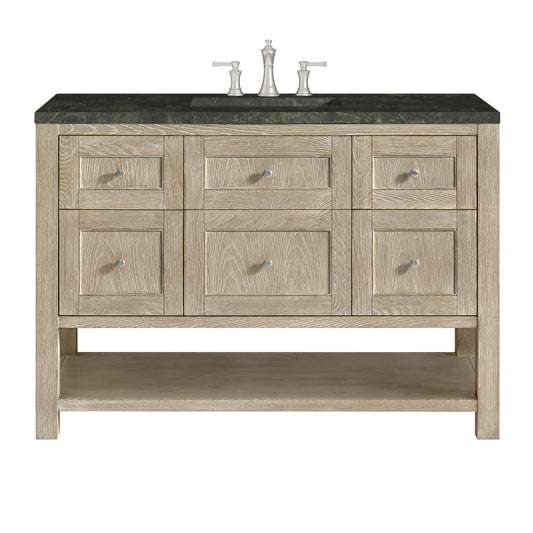 James Martin Vanities Breckenridge 48" Whitewashed Oak Single Vanity With 3cm Phantome Eclos Top