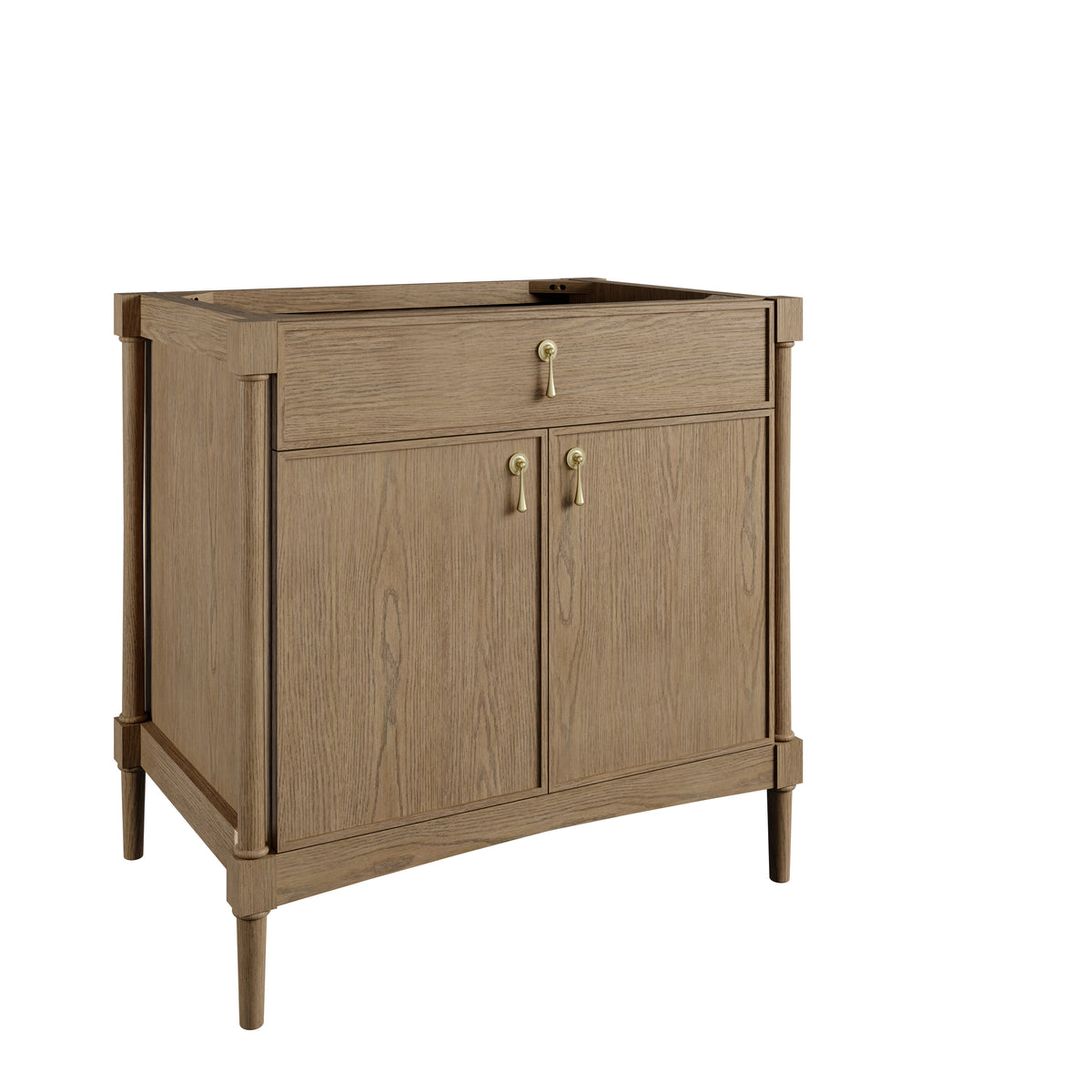 James Martin Vanities Kinnsden 36" Weathered Oak Single Vanity Cabinet