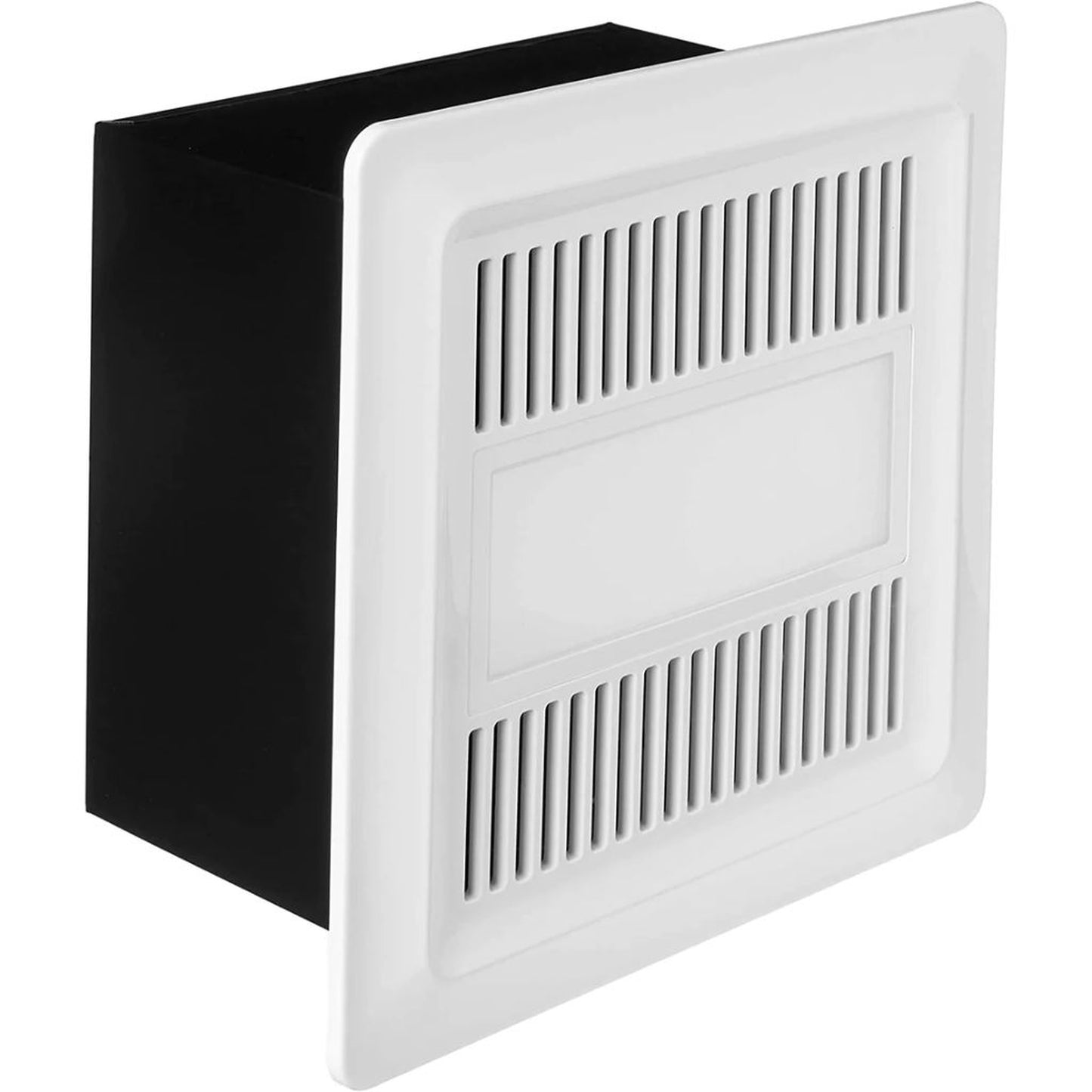 iLIVING 12" Bathroom Ventilation Exhaust DC Fan Adjustable Speed Selector with 10W LED Light