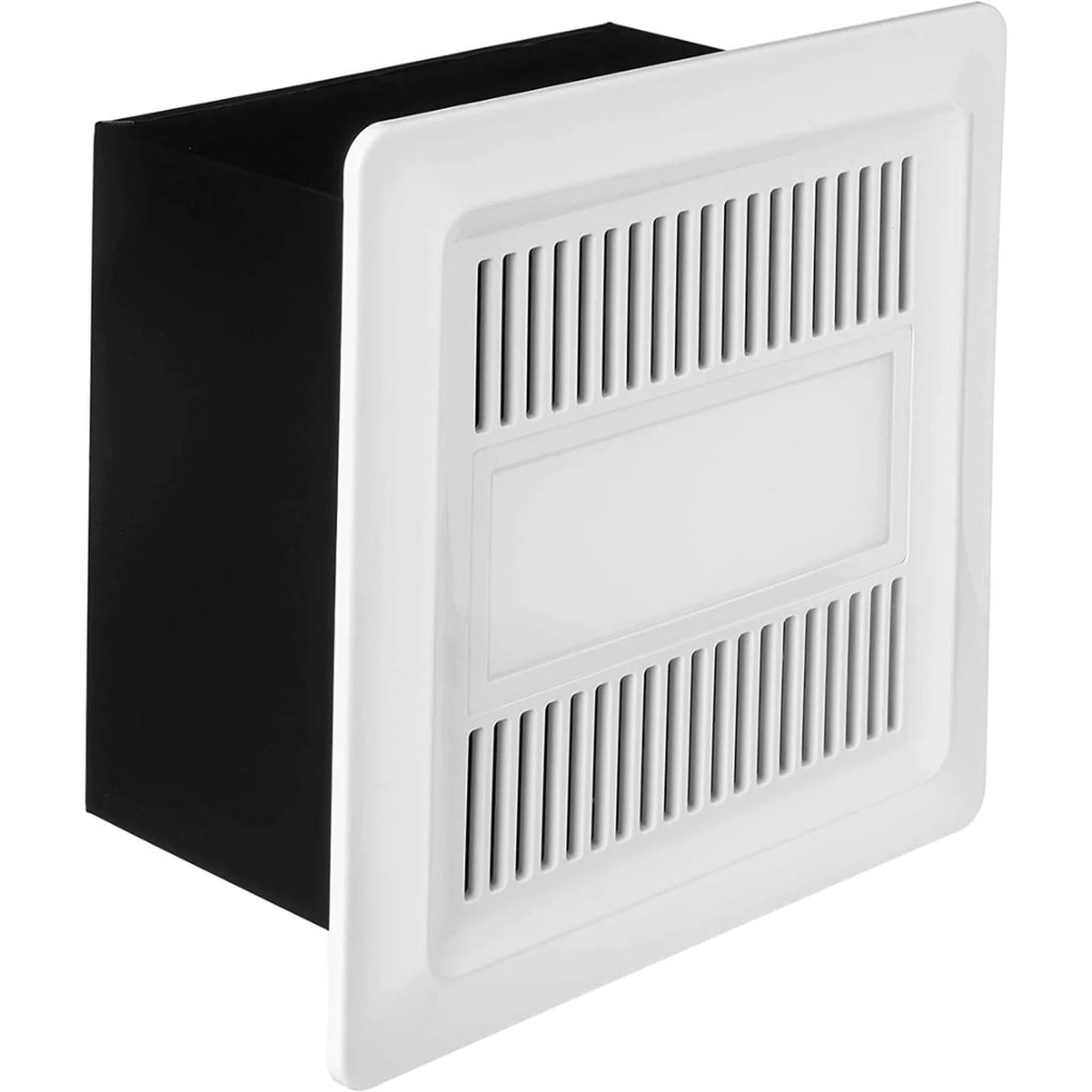 iLIVING 12" Bathroom Ventilation Exhaust DC Fan Adjustable Speed Selector with 10W LED Light