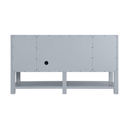 James Martin Vanities Breckenridge 60" Serenity Blue Single Vanity With 3cm Phantome Eclos Top