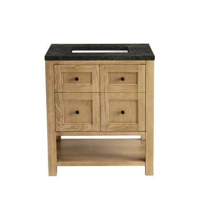 James Martin Vanities Breckenridge 30" Light Natural Oak Single Vanity With 3cm Phantome Eclos Top
